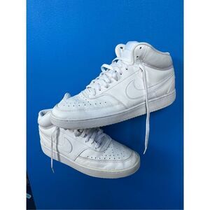 Nike Court Vision Mid Men’s Size 12  White Athletic Shoes Sneakers CD5466-100